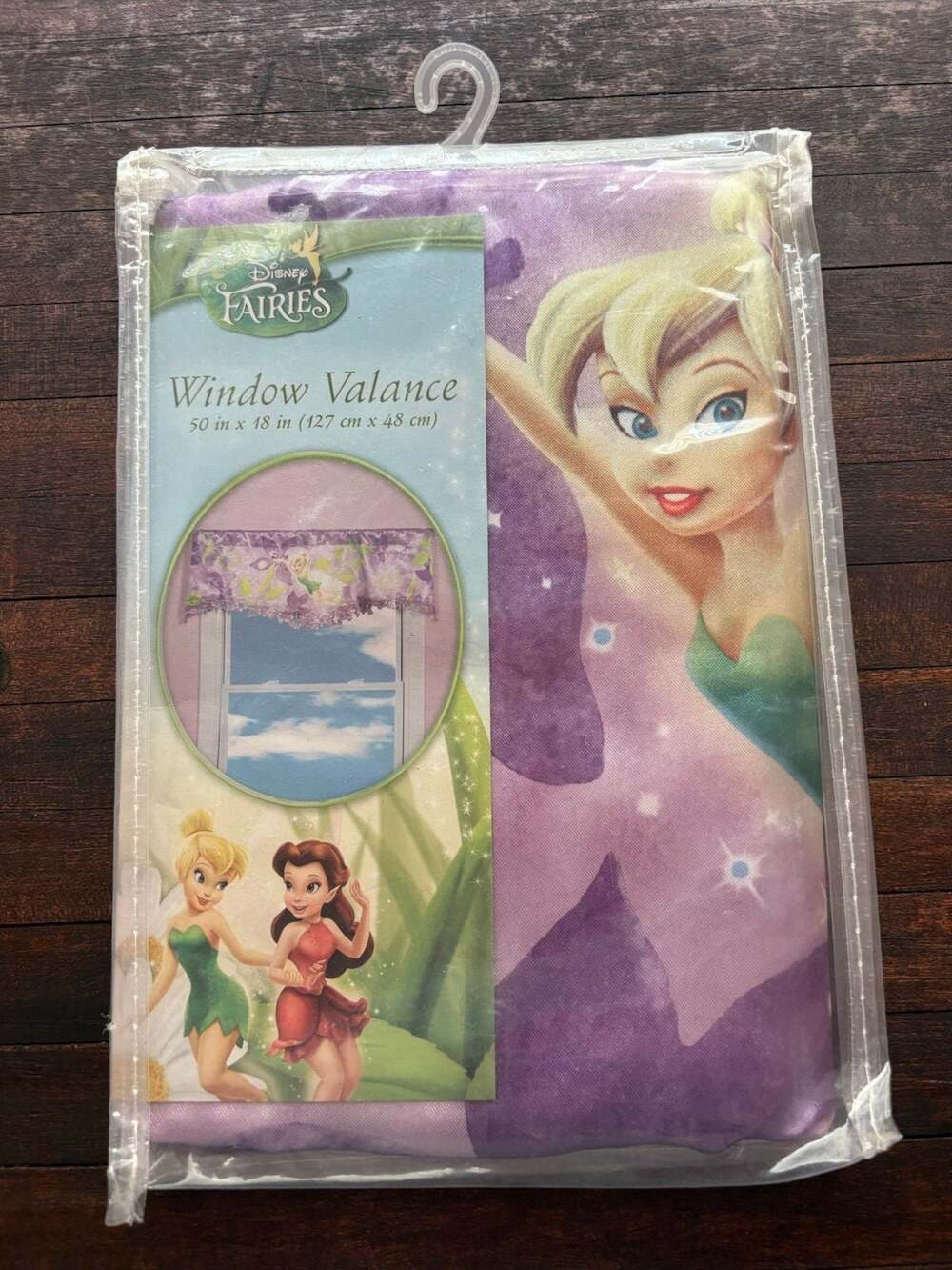 new in package tinker bell valance